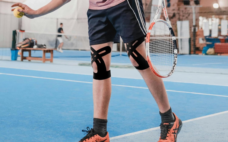 رقعة عضلية بشريط علم الحركة مقطوع مسبقًا 