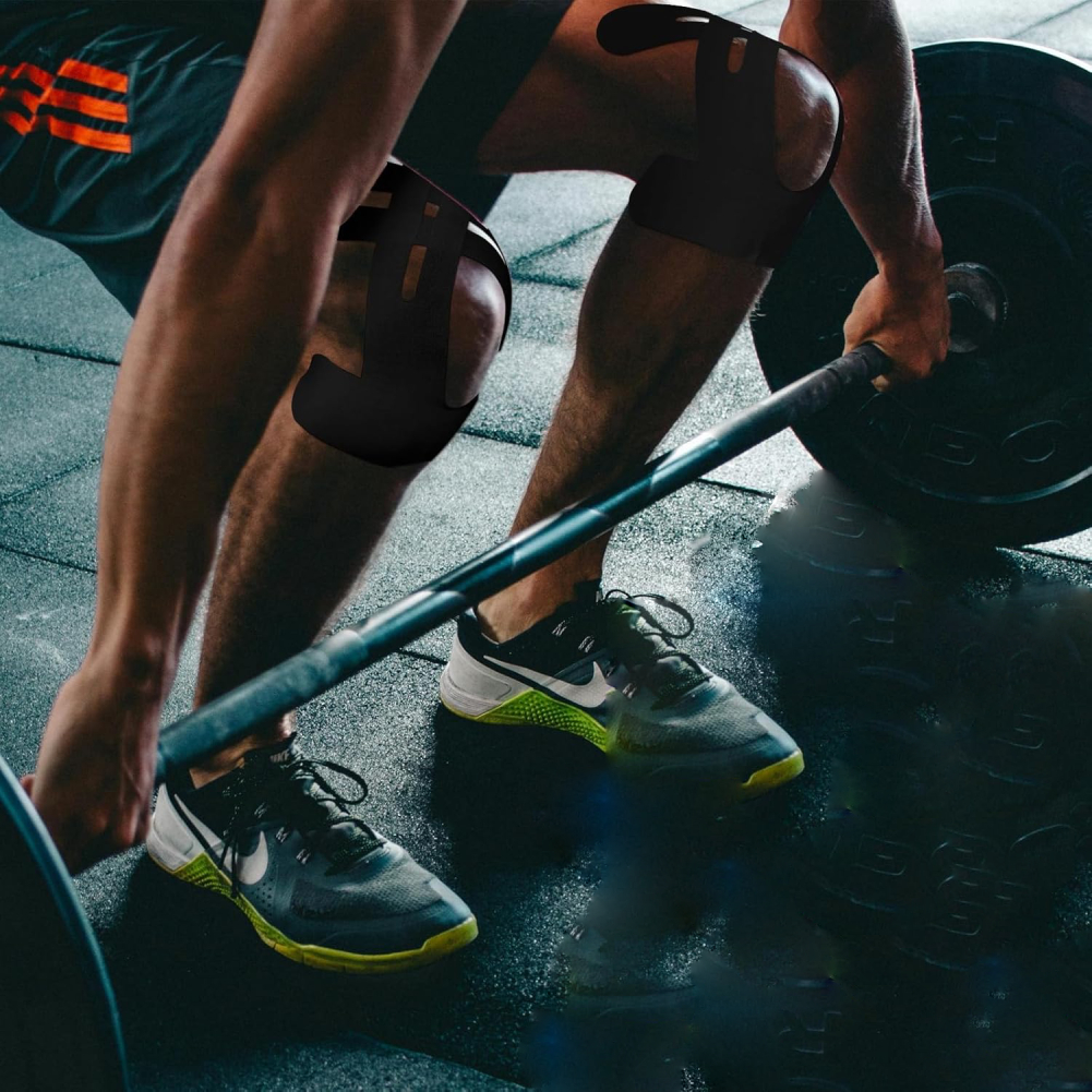 رقعة عضلية بشريط الحركة المفاجئة للركبة